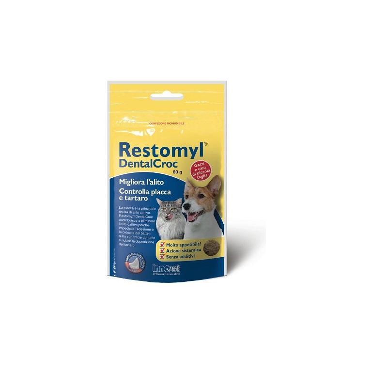 restomyl dentalcroc cani piccola taglia busta 60 g