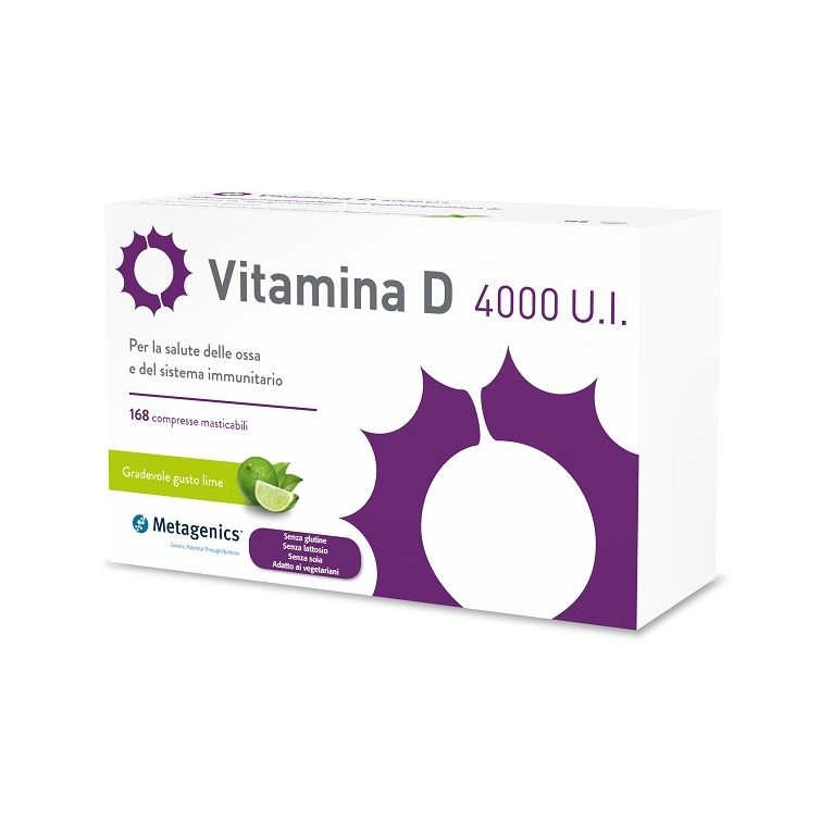 vitamina d 4000ui 168 compresse masticabili