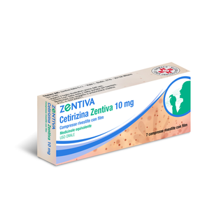 CETIRIZINA (ZENTIVA) 7 cpr riv 10 mg