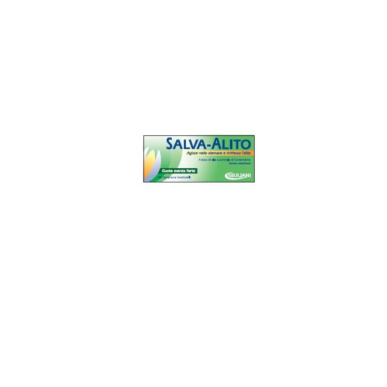 salva alito menta forte 30 compresse