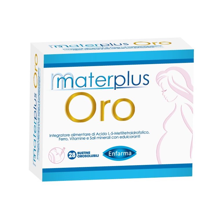 materplus oro 28 bustine orosolubili da 1,8 g con edulcoranti