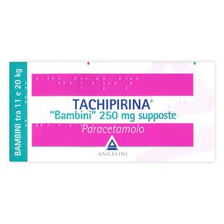 TACHIPIRINA BB 10 supp 250 mg