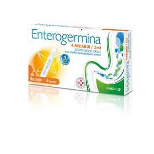 ENTEROGERMINA orale sosp 10 flaconcini 4 mld 5 ml