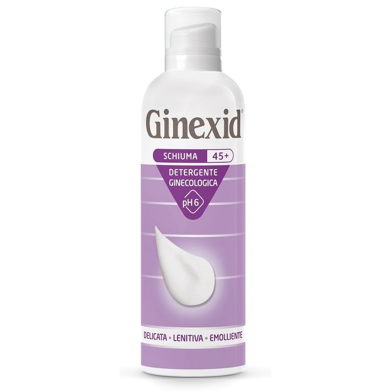 ginexid 45+ schiuma detergente ginecologica 150 ml