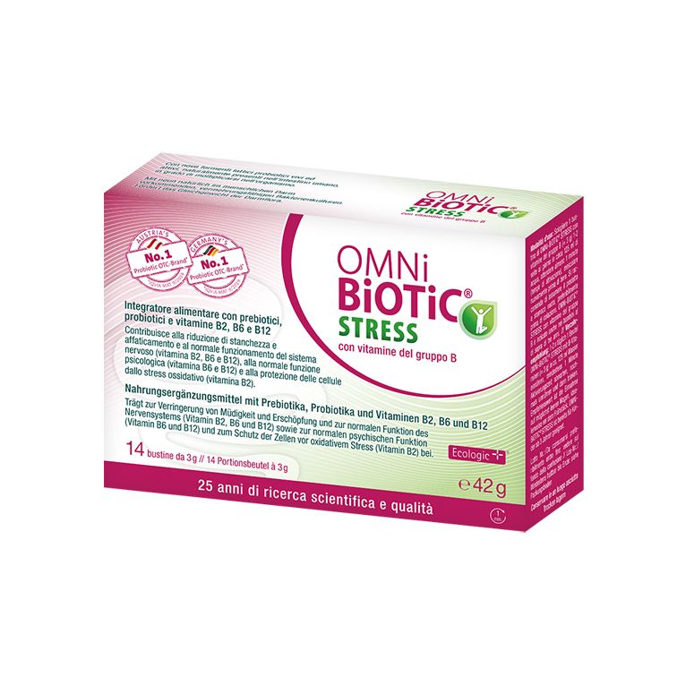 omni biotic stress vitamine gruppo b 14 bustine da 3 g