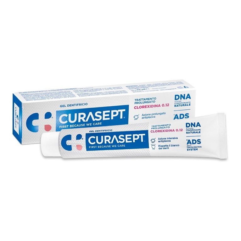 curasept dentifricio 0,12 75 ml ads+dna