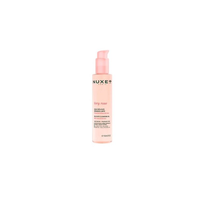 nuxe very rose delicate cleansing oil 150 ml