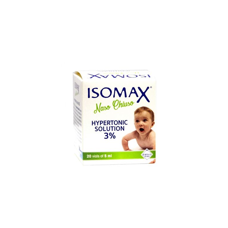 soluzione ipertonica isomax naso chiuso 20 flaconcini da 5 ml