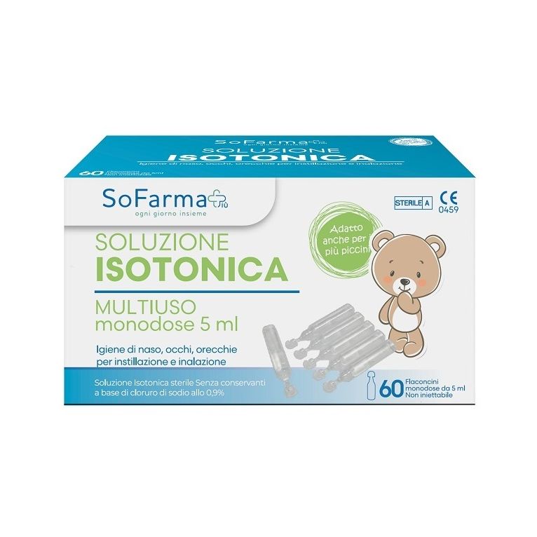 soluzione salina 0,9% 60 flaconi 5 ml sofarmapiu'