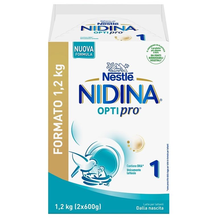 nidina optipro 1 polvere 2 pezzi da 600 g