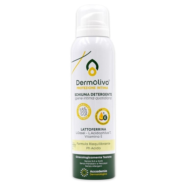 dermolivo schiuma detergente ginecologica 150 ml