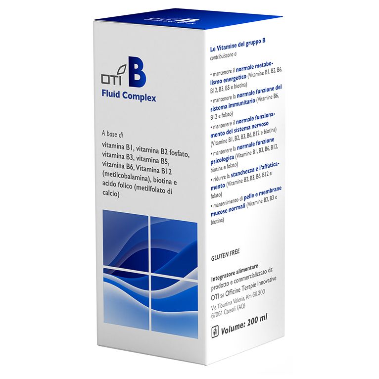 oti b fluid complex 200 ml senza glutine