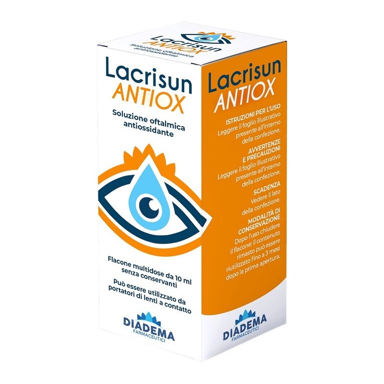 lacrisun antiox soluzione oftalmica antiossidante occhi flacone multidose 10 ml
