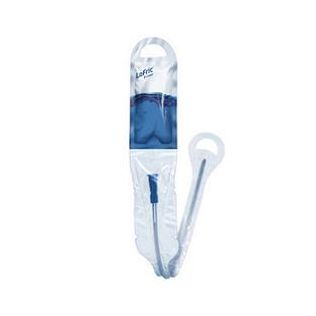 CATETERE URINARIO MONOUSO AUTOLUBRIFICANTE IDROFILO POBE LUBRIFICAZIONE TRAMITE POLIVINILPIRROLIDONE SOLUZIONE SALINA STERILE INTEGRATA LOFRIC PRIMO DONNA CH10 20 CM 30 PEZZI