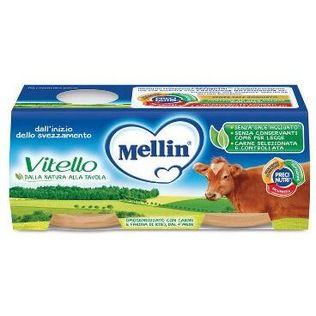 MELLIN OMOGENEIZZATO VITELLO 4 PEZZI X 80 G