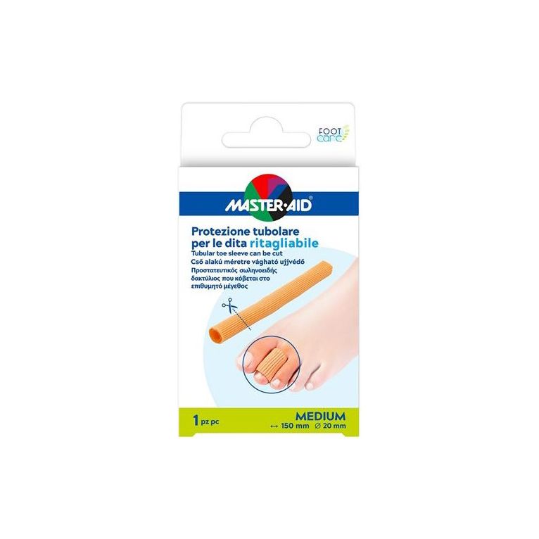 protezione tubolare master-aid footcare ritagliabile 15 cm 20 mm medium c7