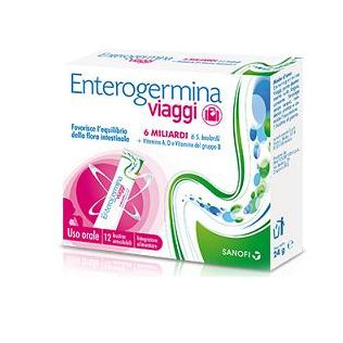 ENTEROGERMINA VIAGGI 12 BUSTINE OROSOLUBILI CONFEZIONE STANDARD