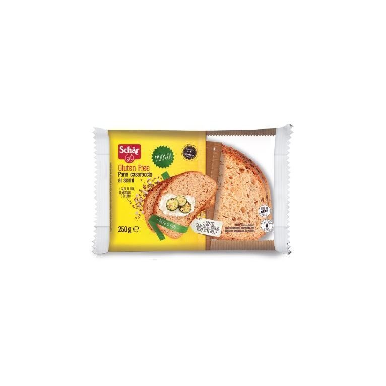 schar pane casereccio ai semi senza lattosio 250 g