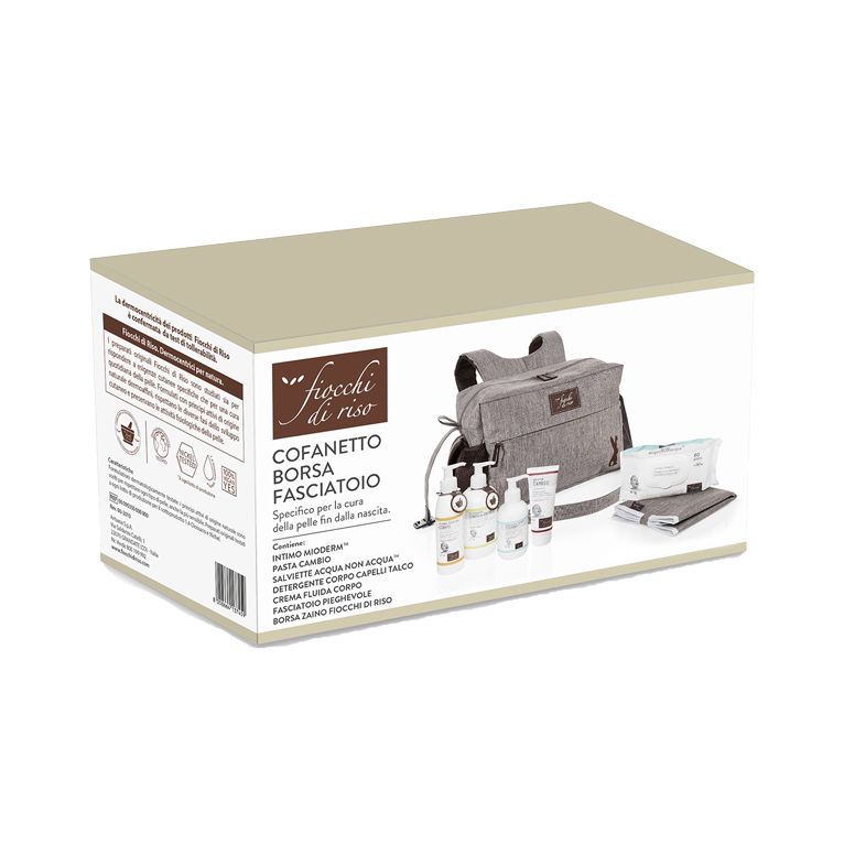 fiocchi di riso cofanetto borsa fasciatoio