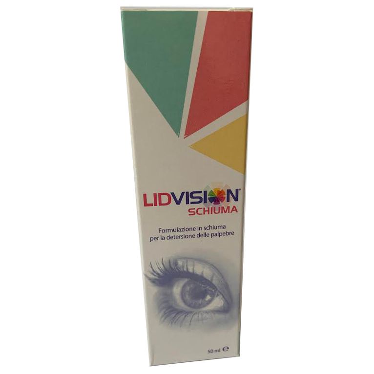 lidvision schiuma per detersione palpebre 50 ml
