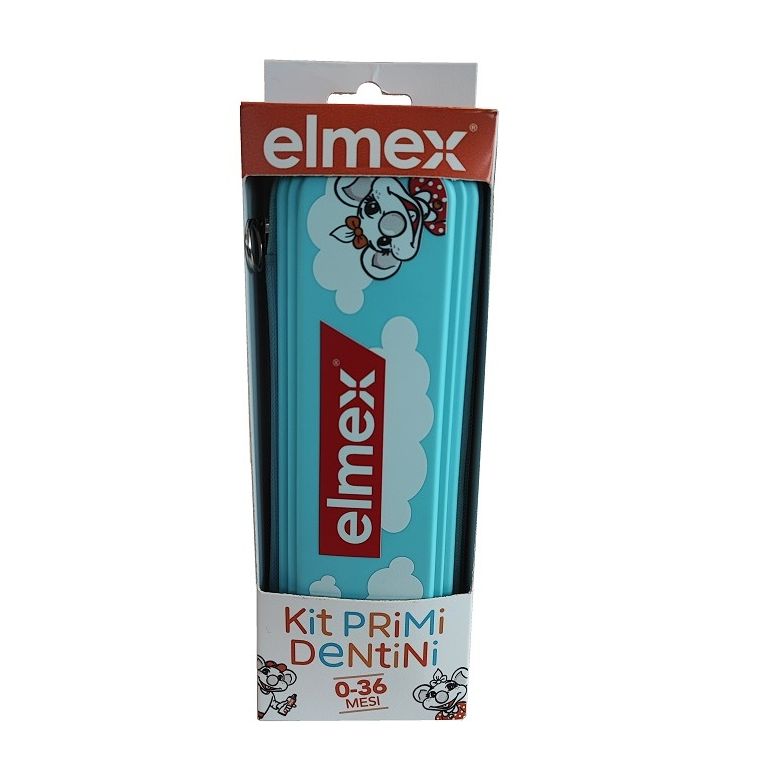 elmex kit primi dentini 0-36 mesi 1 elmex bimbi dentifricio50 ml + 1 elmex spazzolino bimbi educativo new 0-3 anni