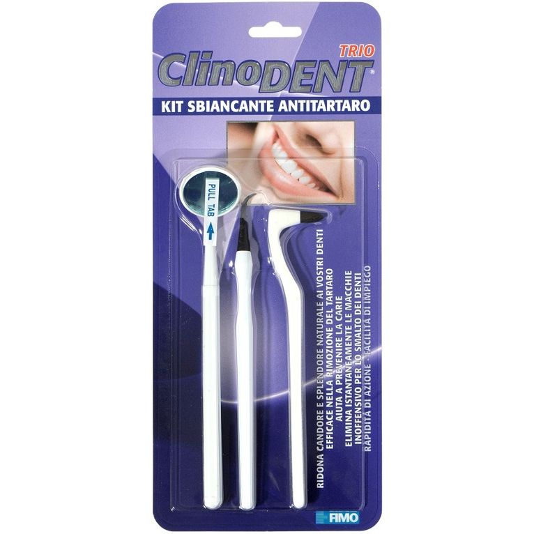 clinodent trio sbiancante anti tartaro