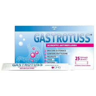 GASTROTUSS SCIROPPO ANTIREFLUSSO 25 STICK PACK DA 20 ML