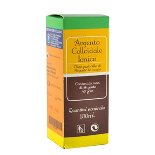 ARGENTO COLLOIDALE IONICO 40PPM CERTIFICATO SPRAY CON CONTAGOCCE 100 ML