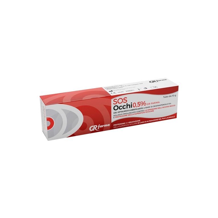 gel oftalmico lubrificante dexpantenolo 5% sos occhi 0,5% 10g