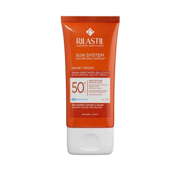 rilastil sun system photo protection terapy spf 50+ crema vellutante 50 ml