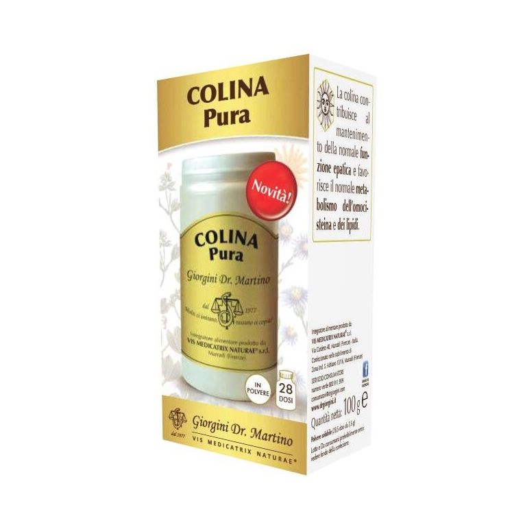 colina pura polvere solubile 100 g
