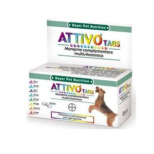 ATTIVO TABS ASTUCCIO DA 60 COMPRESSE ALTAMENTE APPETIBILI