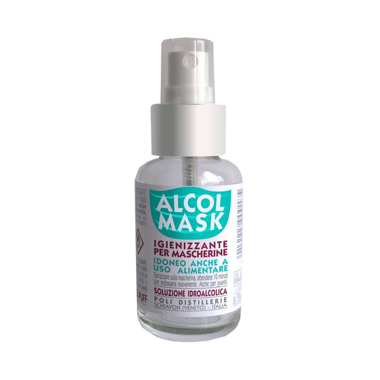 alcol mask 50 ml igienizzante mascherine