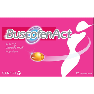 BUSCOFENACT 12 cps molli 400 mg