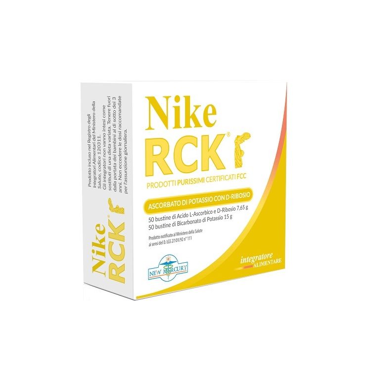 nike rck ascorbato potassio + ribosio 100 bustine 22,65 g