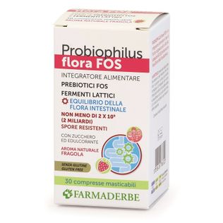 PROBIOPHILUS FLORA FOS 30 COMPRESSE MASTICABILI DA 1,6 G