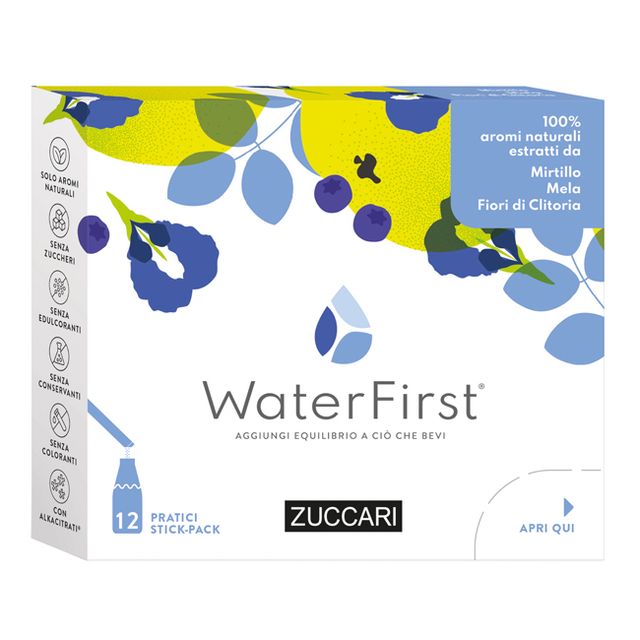 water-first-mirtillo-mela-fiori-clitoria-12-stick-pack