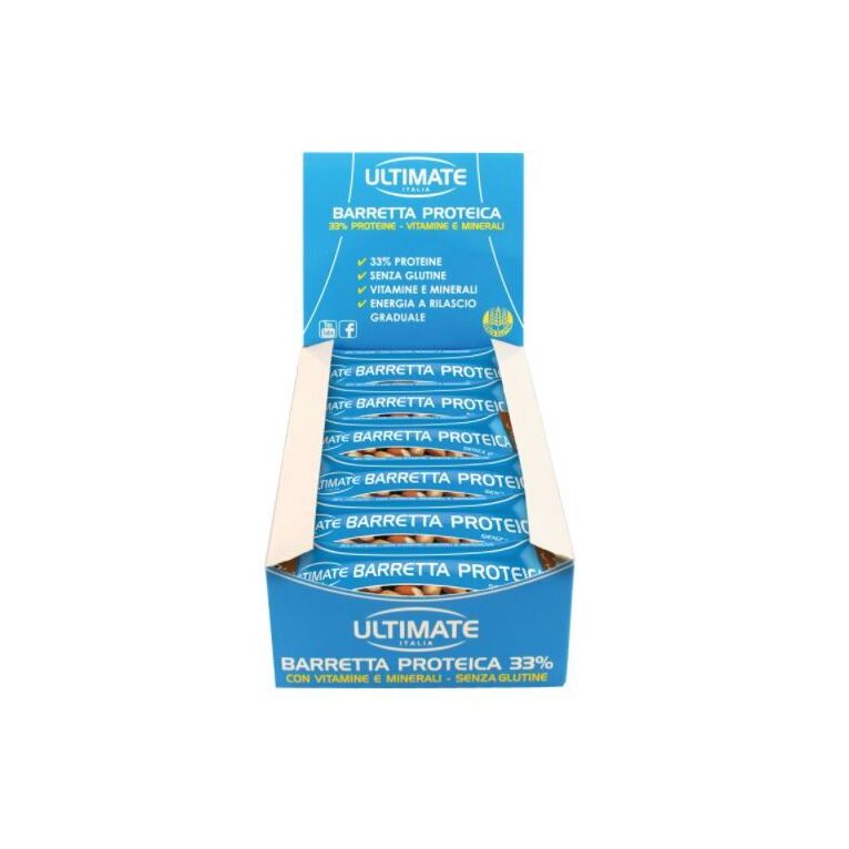 ultimate barretta proteica nocciola 24 pezzi