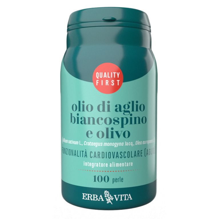 olio di aglio biancospino e olivo 100 perle