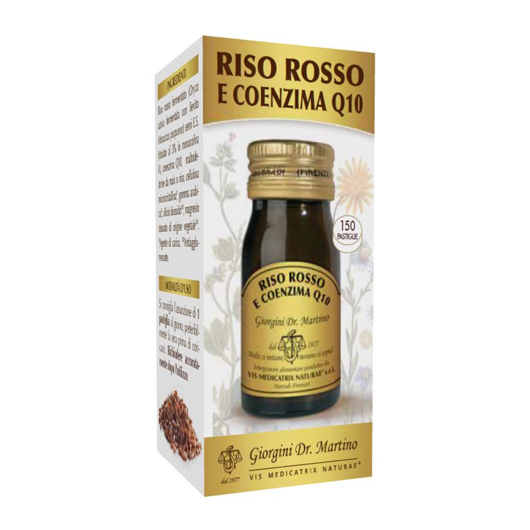 riso rosso e coenzima q10 30 g 150 pastiglie