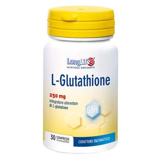 LONGLIFE L-GLUTATHIONE 250 MG 30 COMPRESSE