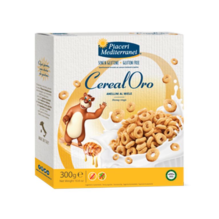 piaceri mediterranei cerealoro anellini miele 300 g