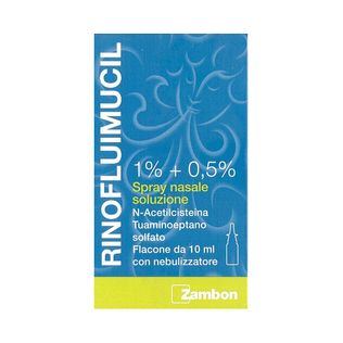 RINOFLUIMUCIL spray nasale flaconcino 10 ml 1% + 0,5%