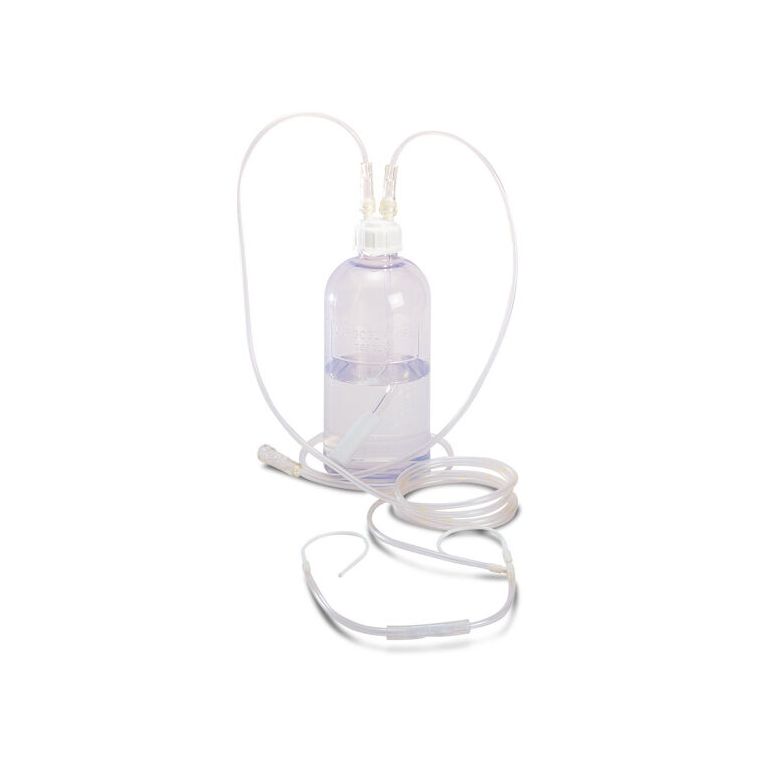 kit completo per ossigenoterapia gorgogliatore con occhiali