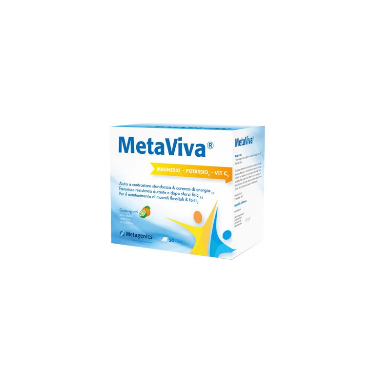 metaviva magnesio potassio vitamina c 20 bustine