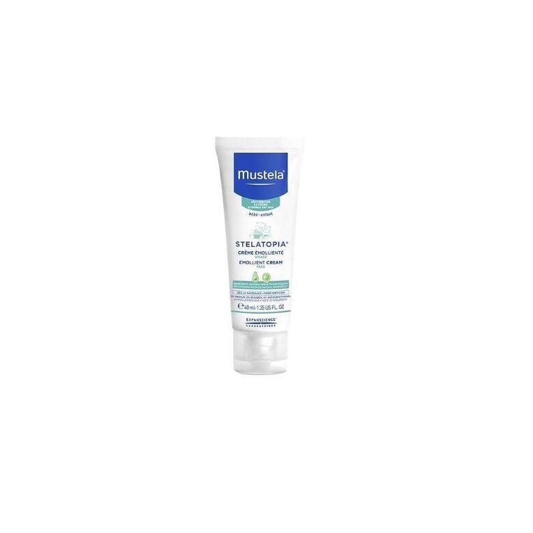 mustela stelatopia crema emolliente viso 40 ml