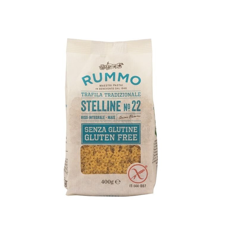 rummo stelline n22 riso integrale e mais 400 g
