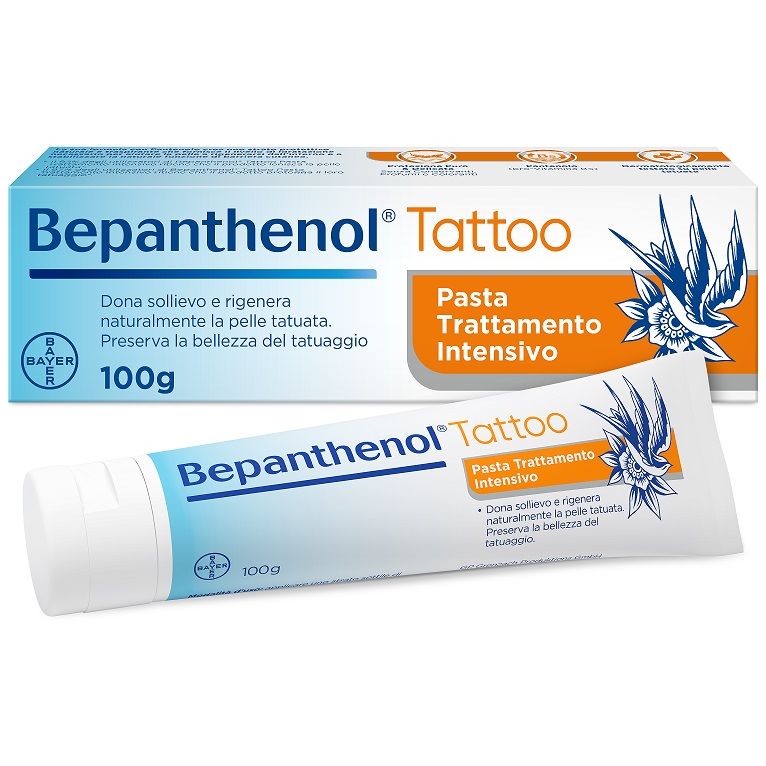 bepanthenol tattoo pasta trattamento intensivo 100 g
