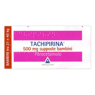 TACHIPIRINA BB 10 supp 500 mg