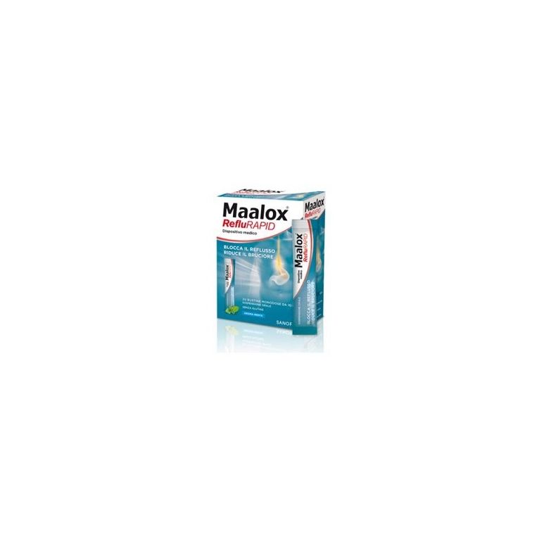 sospensione orale maalox reflurapid 20 bustine monodose da 10 ml